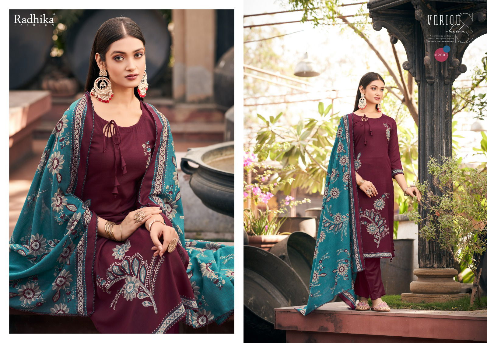 Azara Kenza Vol 9 By Radhika Cotton Dress Material Catalog